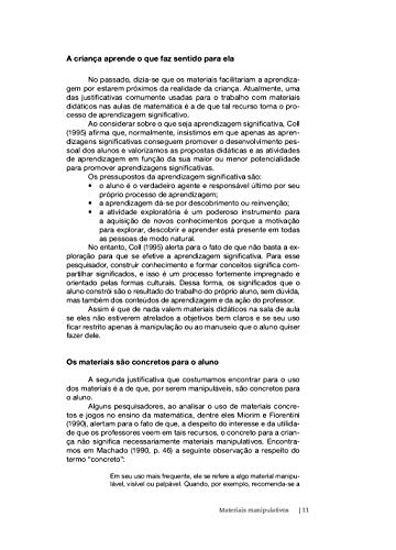 Materiais Manipulativos para o Ensino das Quatro Operações Básicas: Volume 2