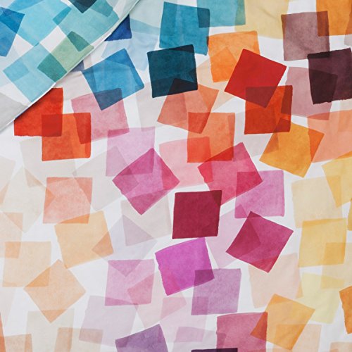 Estella Mako-Satin Bettwäsche Puzzle Multicolor aus 100% Baumwolle