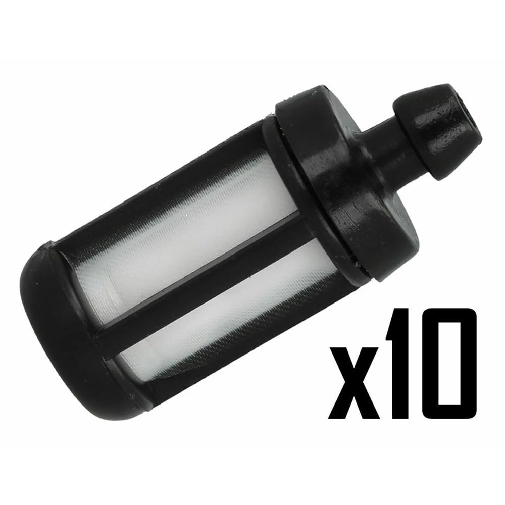 10 Uds Filtro de Combustible Apto for motosierras de jardín Herramientas de carburador cortacésped for MS361 MS381