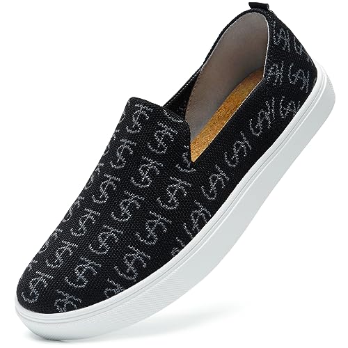 Image of STQ Slip on Shoes for Women Breathable Fashion Sneakers Comfortable Knit Casual Shoes