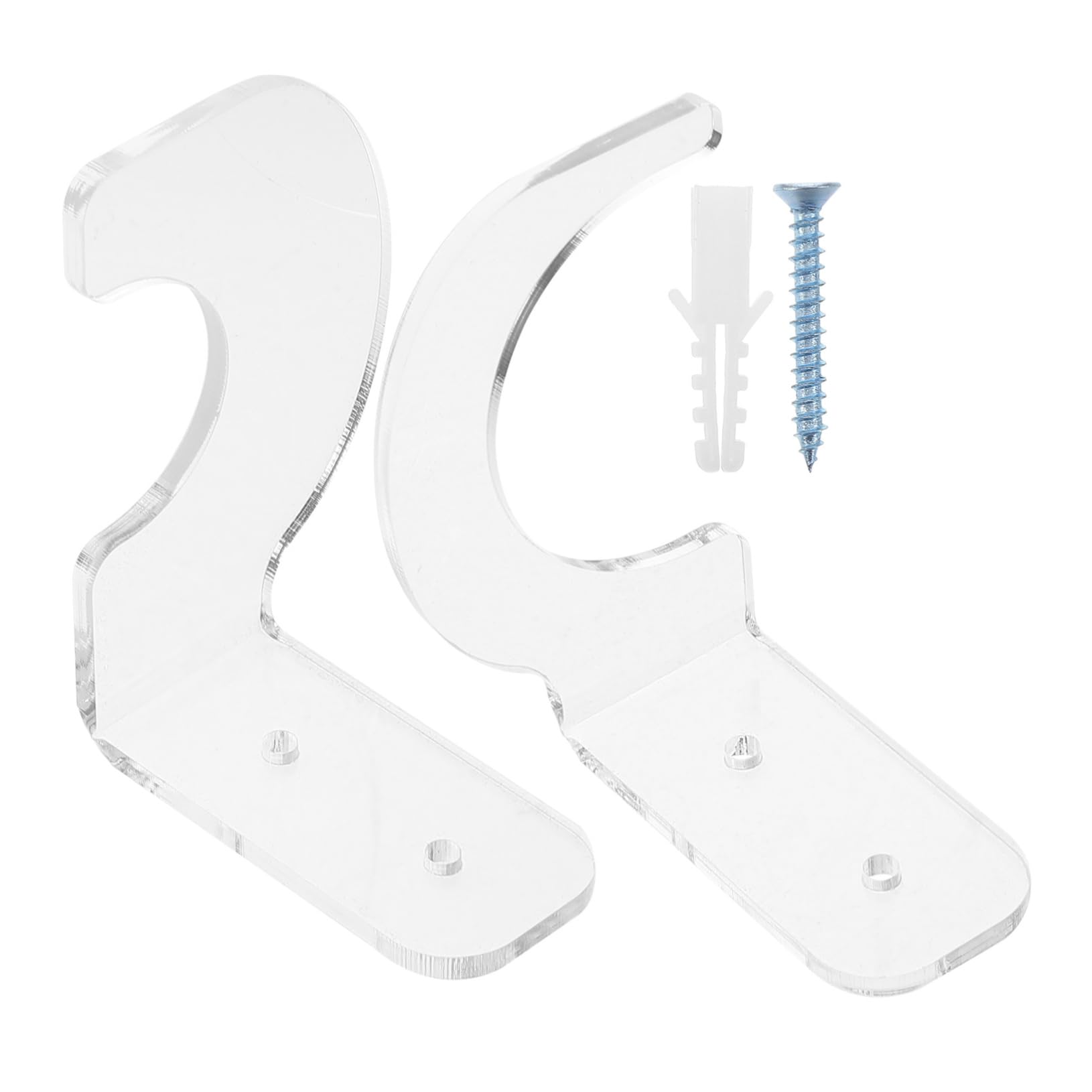 Mikikit Baseball Bat Holder Wall Mount Softball Bat Holder Bat Wall Mount Acrylic Bat Rack Display Shelf for Organizing