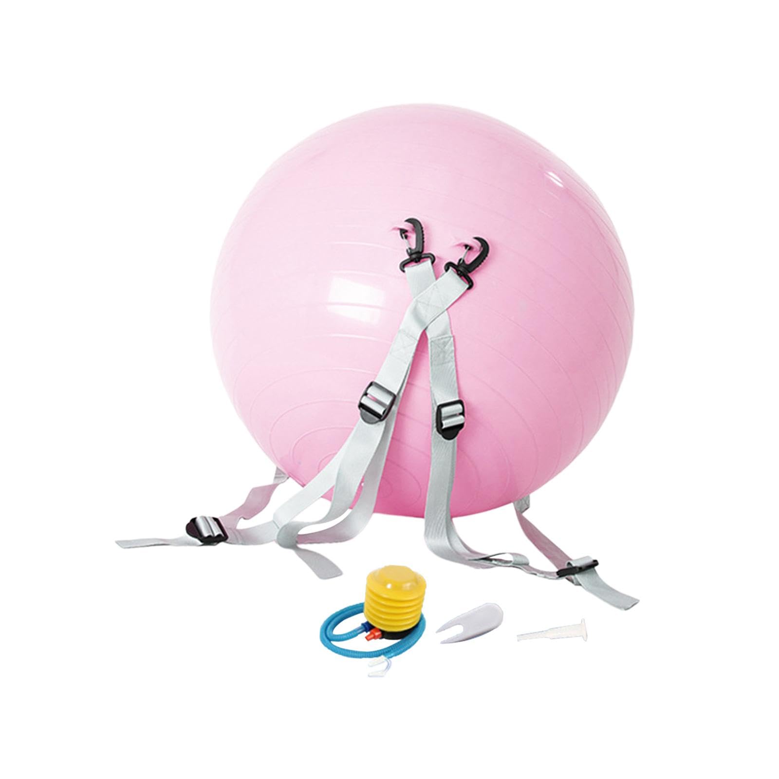 Enakshi® Somersault Auxiliary Ball Nonslip Portable Children Adults Workout Yoga Ball Pink|Sporting Goods | Fitness Running & Yoga | Fitness Equipment & Gear | Exercise Balls-picture-27