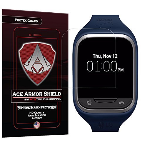 Ace Armor Shield Protek Guard (3 Pack) Screen Protector for The Verizon LG Gizmogadget with Free Lifetime Replacement Warranty