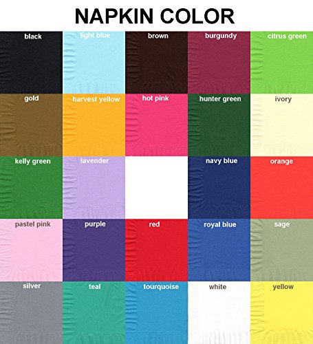 100 Monogrammed Beverage Cocktail Party Napkins #TOP1