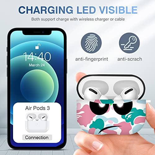 Image of for Airpods Pro 2nd Generation Case 2022, Don't Touch Me for Airpods Pro 2 Cover with Keychain Soft Cute Shockproof Cover for Women Men Compatible Apple AirPod Pro 2,Pink