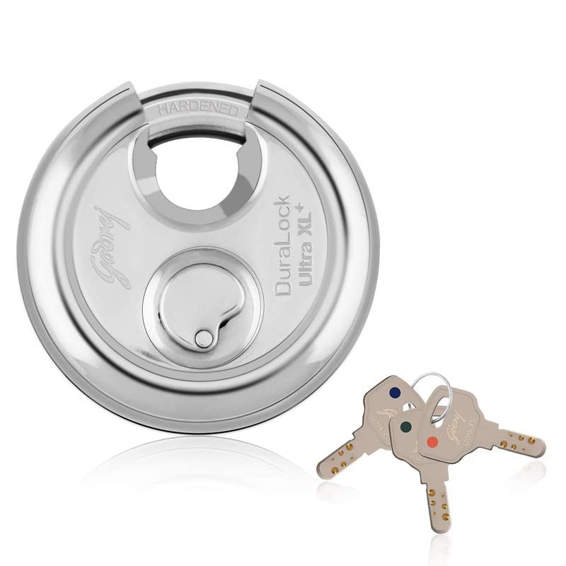 WeKonnect; Original Heavy Duty Duralock Ultra XL+ 70mm Stainless Steel Padlock | with 3 Polished Finish Common Keys | for Shutter, Grills, Shops, Trucks & Offices (Size - 70mm / Pack of 1) (B0B6QBQJLQ) Amazon Price History, Amazon Price Tracker
