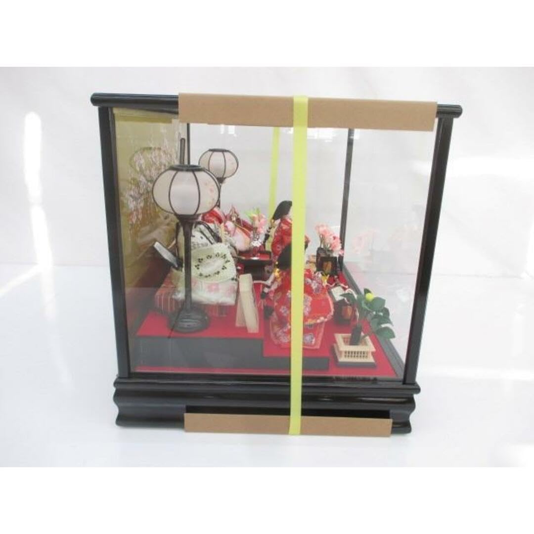 新品 潤祥作 雛人形 小三五親王ケース 格子付 親王飾り/メルトン 毛氈 30号 100×100cm ひな人形 お雛様 ひな祭り 節 Amazon | 潤祥作 雛人形 小三五親王五人ケース 螺鈿 金桜