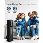 Humidifiers for Bedroom, 2.11Gal 8L Quiet Humidifiers for Large Room with Timer, 360°Nozzle, 3 Speed Ultrasonic Cool Mist Humidifier with Humidistat for Baby Home Adults - Image 3