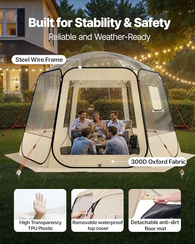 VEVOR 11x10.2FT Pop Up Bubble Tent