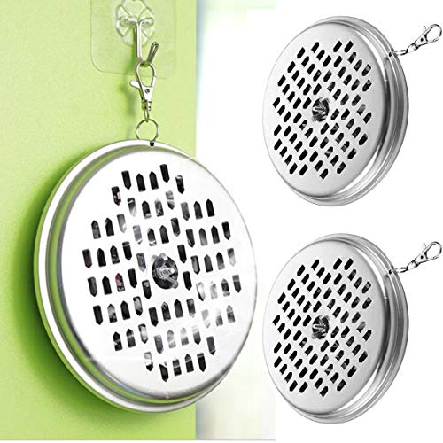 Portable Mosquito Coil Holder - Mosquito Coil & Incense Burner For Indoor & Outdoor Use, Pool Side, Patio, Deck, Camping, Hiking, Etc. (2 Pack) #TOP8