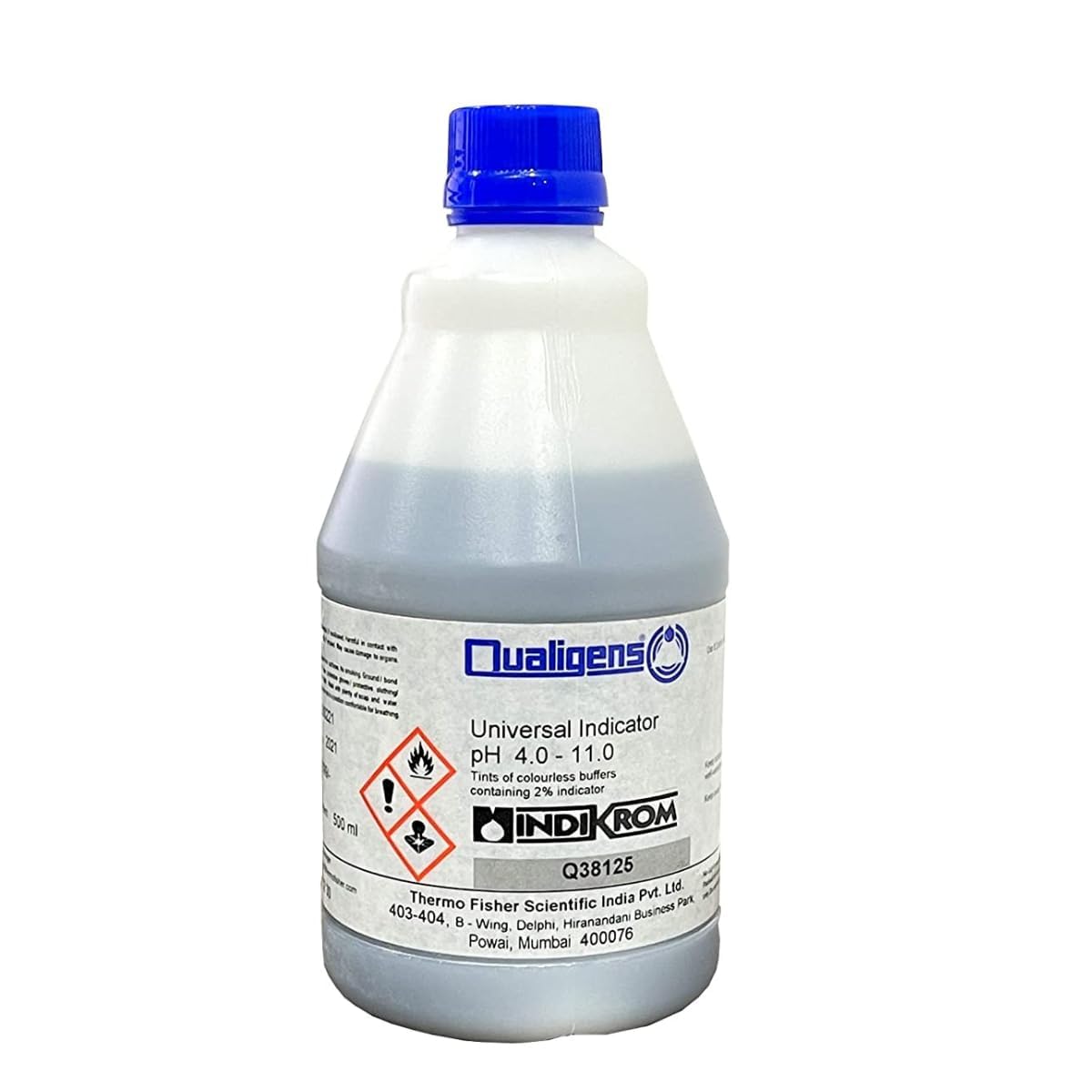 Universal Indicator Solution Laboratory Grade pH Indicator 4.0-11.0 (500 ml) Chemical Reagent for School, College & Research Labs