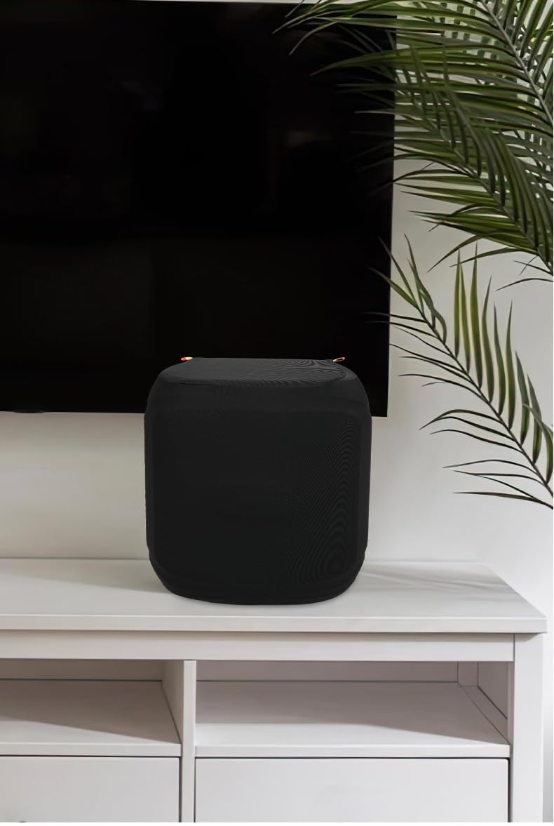 Funda Protectora contra el Polvo Licra Accesorios de Bolsa a Prueba de Polvo Dust Cover para JBL Partybox Encore 2 Altavoz Portátil,para Proteger el Partybox Encore 2 Altavoz,Negro