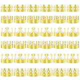 Super Value CANTIDAD: 36 piezas sombreros de papel corona, conveniente para compartir y reemplazar; diseñado con 6 estilos, 4 piezas para cada estilo, puedes compartir diferentes sombreros de corona con tus amigos en la fiesta