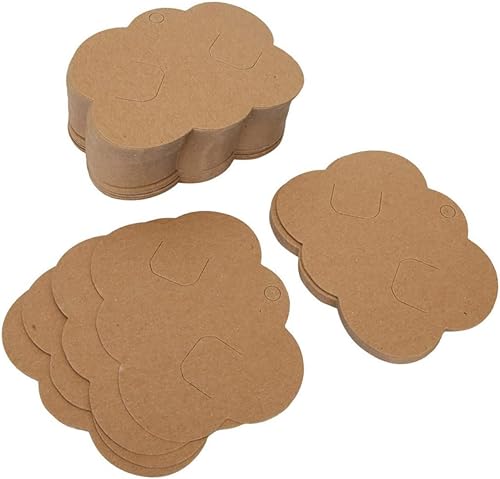 EXCEART 200 piezas llavero titular de la tarjeta diadema tarjetas de papel para el pelo arco tarjeta tarjeta de exhibición joyería embalaje joyería