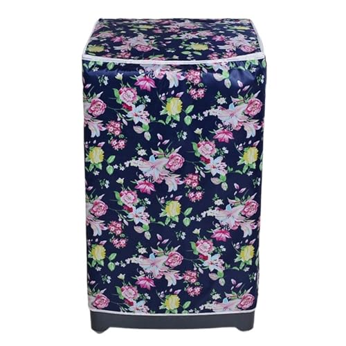 2 uds cubierta de protección solar funda impermeable for lavadora protectora for para Lavadora(Black,54x54x82cm)