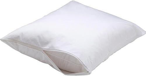 Miniatura 2 de Cama plástica blanca 21 x 27 del protector de la cremallera de la caja de la cubierta de la almohada del hotel 6