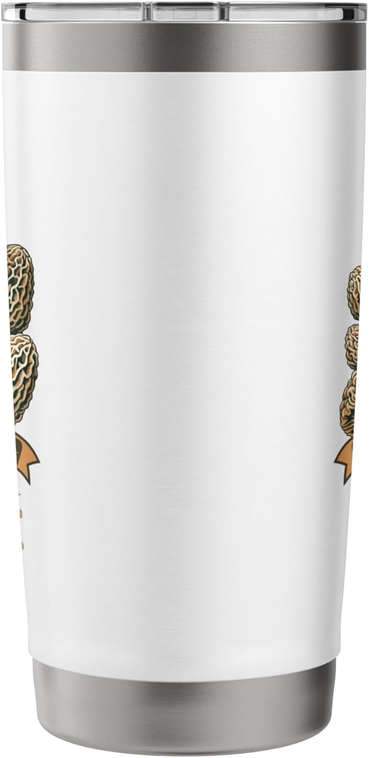 Morel Hunting You Know Where To Find Me Mushroom Hunter Stainless Steel Insulated Tumbler image 2