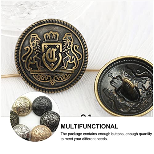 VICASKY 30 Unidades Botões De Metal Botão De Costura Botões Para Artesanato Terno Botões Botão De Ro