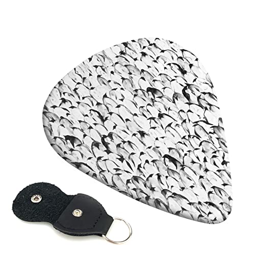 Élégant ensemble de 6 médiators de guitare à motif de pingouins pour guitare acoustique, guitare électrique, basse… - Les Beatles, Paul McCartney, John Lennon, RIngo Starr, George Harrison Élégant ensemble de 6 médiators de guitare à motif de pingouins pour guitare acoustique, guitare électrique, basse…