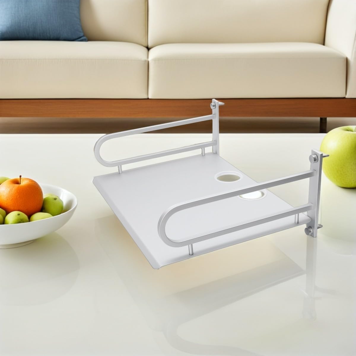 Soporte de Pared de Aluminio para Proyector y Router, Estante Flotante