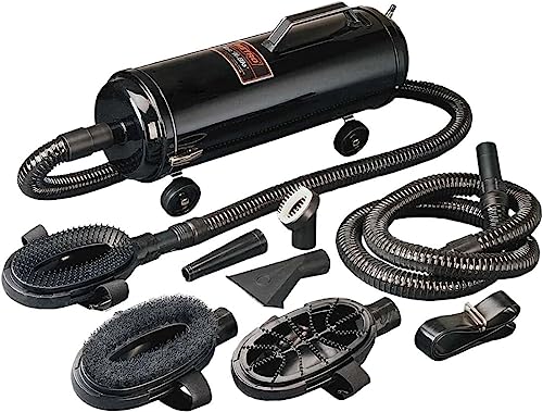 MetroVac - Vac 'N Blo Professional Large Animal Groomer Model: PRO-1AG 780 Watts - Pet Grooming Kit - Pet Hair Vacuum for Removing Dirt & Loose Hair