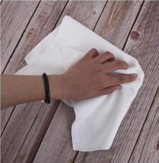 Tricol Clean Panno per pulizia professionale in microfibra extra spesso, confezione da 240 pezzi, bianco (300 g/m², 40,6 x 40,6 cm)