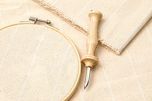 Earth Ethical MONKS Cloth Punch Needle Fabric – 60 Inch Wide, 1 Yard Length, 100% Cotton Punch Needle Cloth – Rug Punch Needle Fabric thumb #4