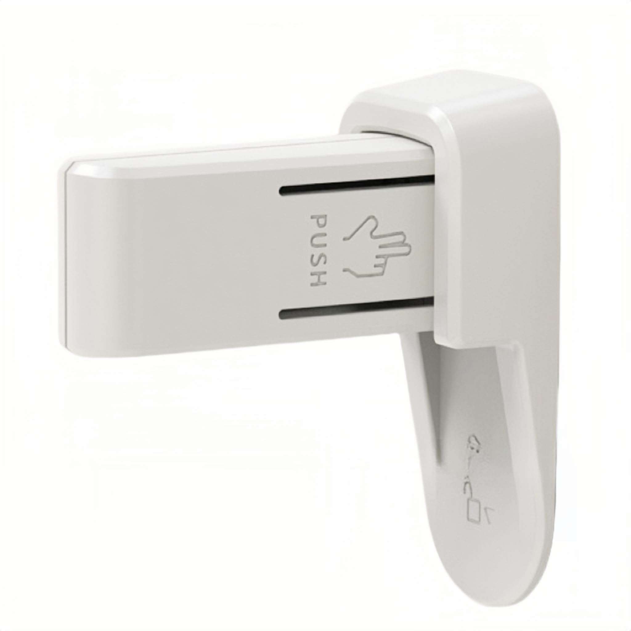 BANSHAN Childproof Door Lever Lock, Baby Safety Door Handle Lock