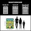 Northwest Nickelodeon Fleece Throw Blanket Teenage Mutant Ninja Turtles, Cowabunga Dudes, 46" x 60" #1