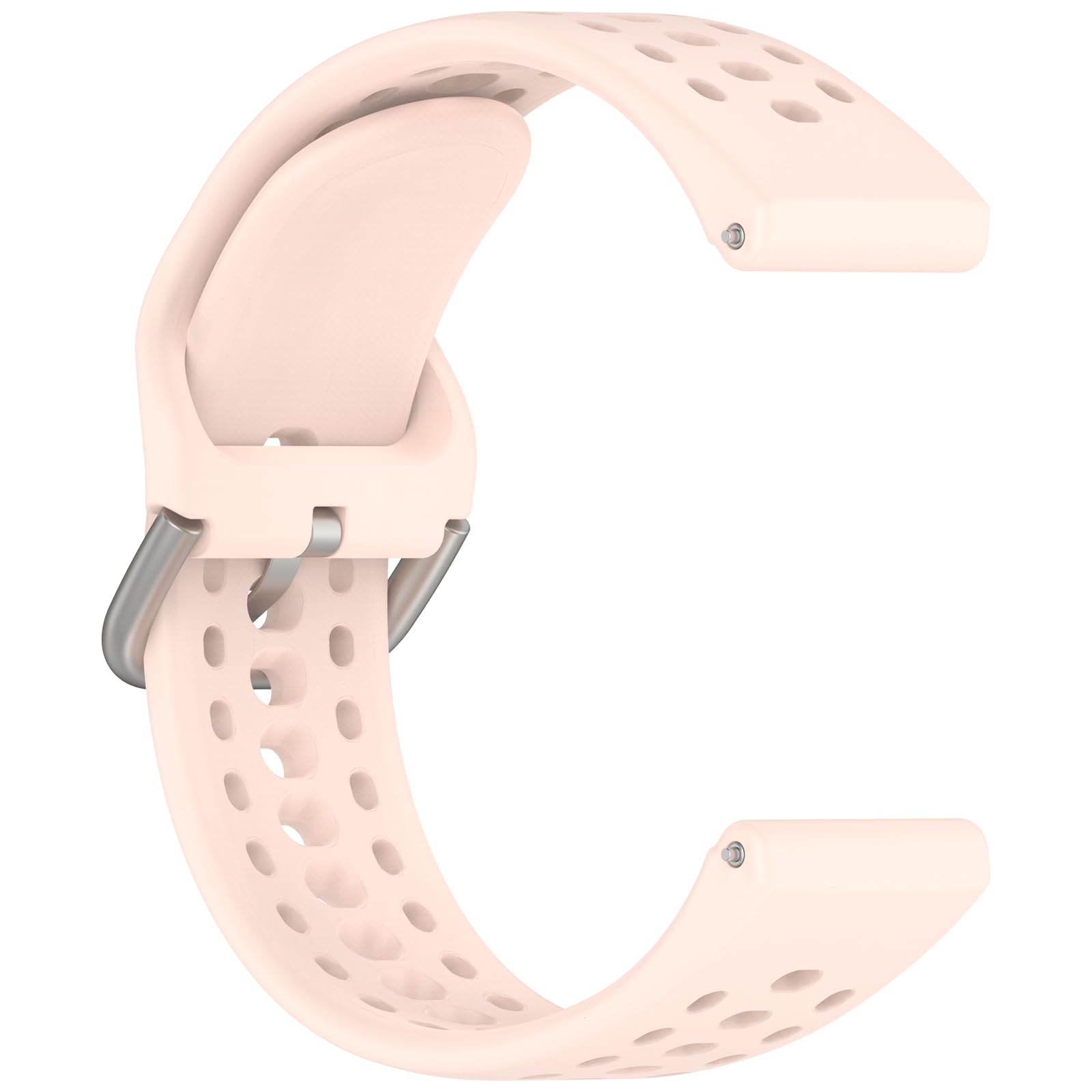 Bracelet de rechange en silicone pour Amazfit Bip 6/Bip 5, 22 mm à dégagement rapide pour montre connectée Amazfit GTR 4/3/3 Pro/2/2e/GTR 47 mm (sans tracker)