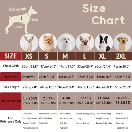 Hjumarayan Hundepullover Weihnachten, Pullover Rentier mit Geschirr Öffnung Warme Rollkragen Hundepulli für Malteser, Bichon Frisé, Mini-Dackel, Braun M