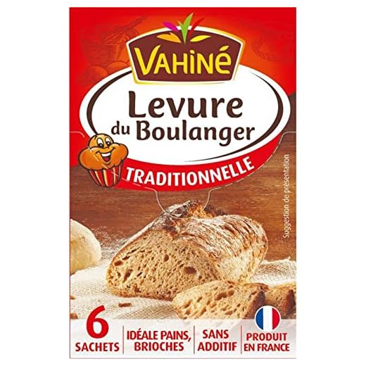 Vahiné Levure du Boulanger Traditionnelle par 6 Sachets de 8g (lot de 5 soit 30 sachets)