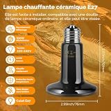Akynite ampoules chauffantes céramique E27 100 W, lot de 2 photo 4