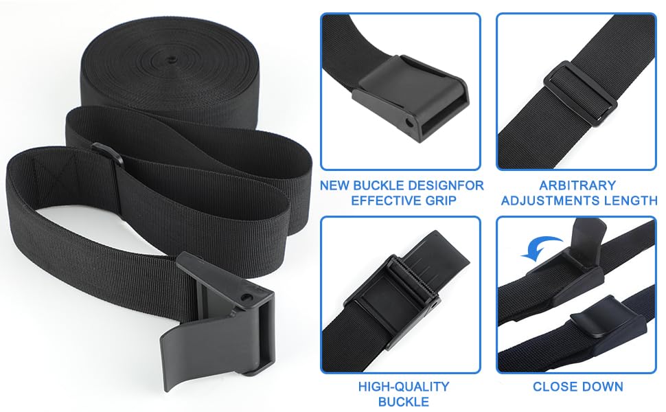 wenrescry - Matratzenhalter, verbindet Zwei Matratzen zu Einer großzügigen Schlaffläche | variabel einstellbar | Matratzen-Stopp | Halterung | Doppelbettbrücke | Matratzenkeil | Liebesbrücke, Schwarz