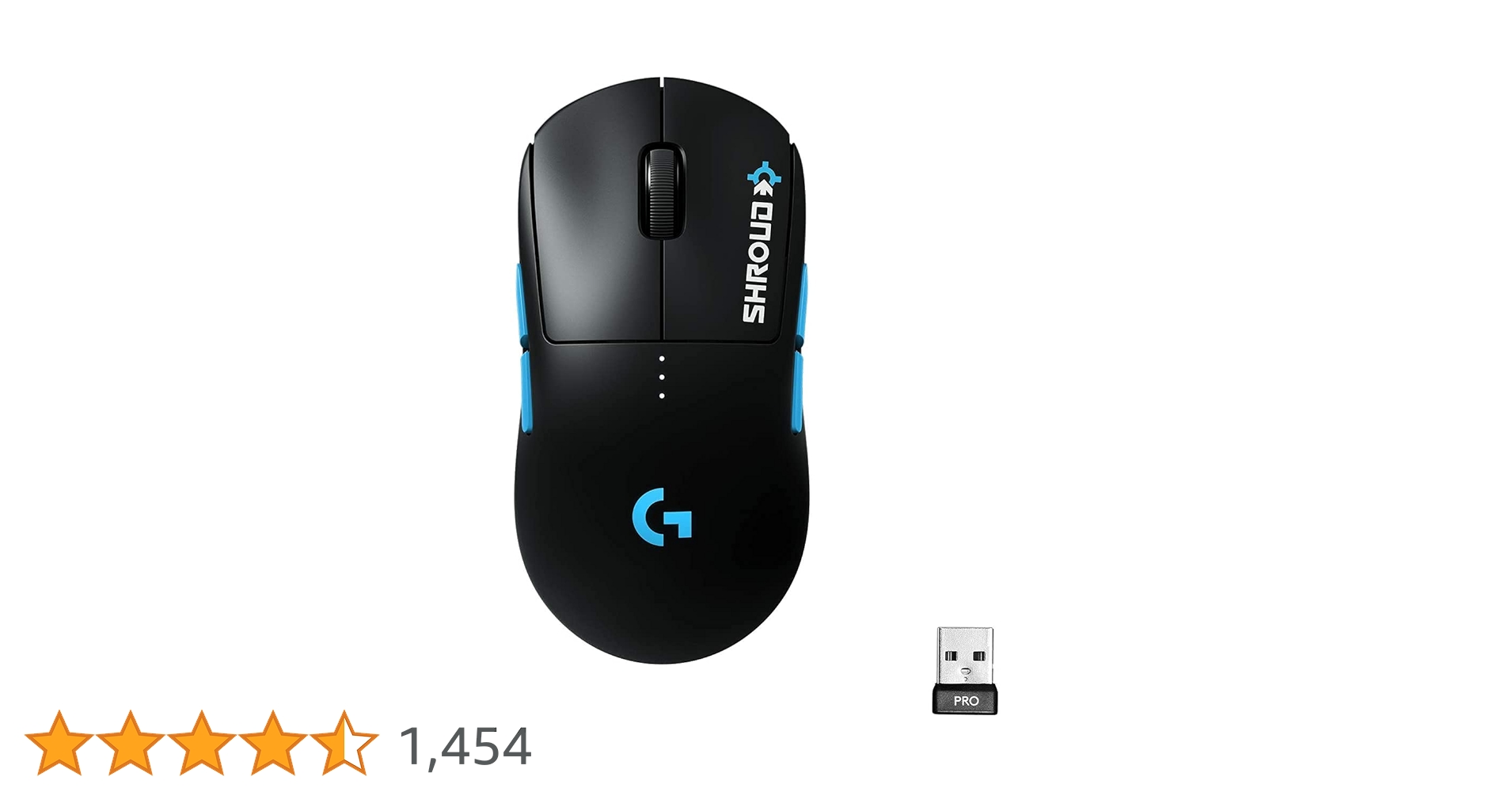 SHROUD G PRO WIRELESS ゲーミングマウス Logitech G PRO Wireless Gaming Mouse - Shroud Edition