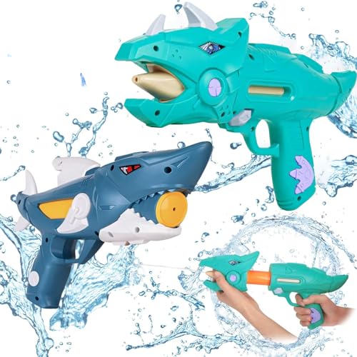 Image of Storio Water Blaster Gun for Kids and Adults, Dinosaur and Shark Modeling Water Guns, Water Gun for Garden Outdoor Parties Summer Pool On The Beach