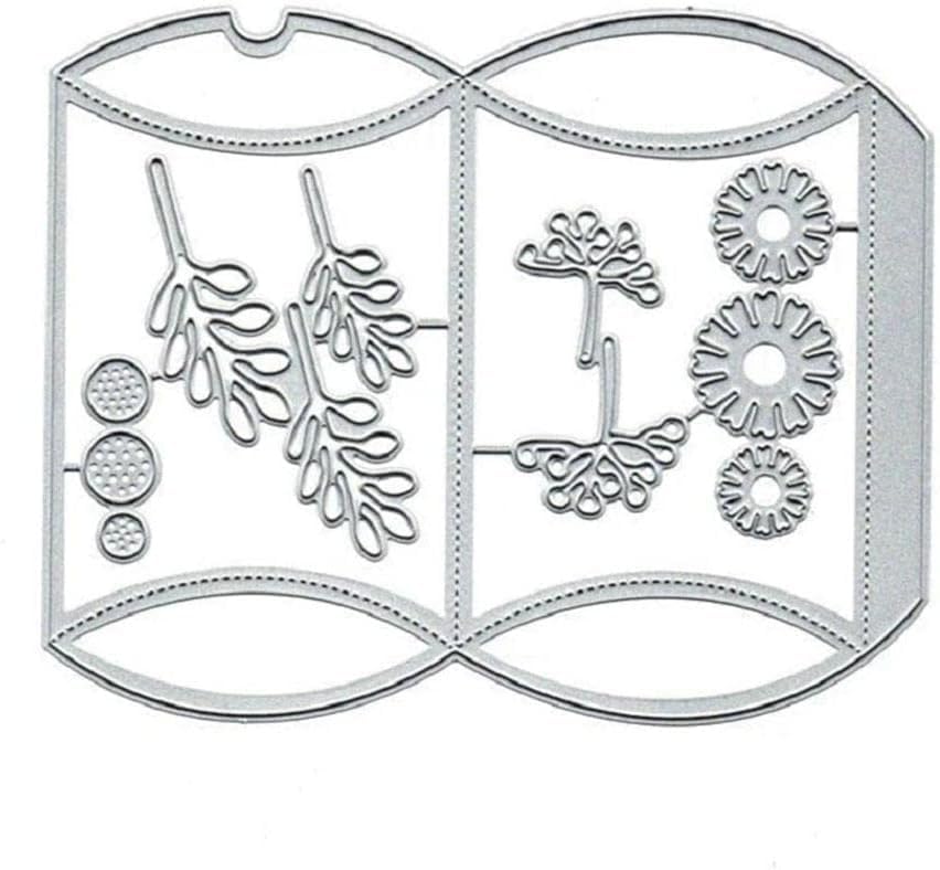 3D Pillow Gift Box Metal Cutting Dies Paper Craft Die Cuts DIY Scrapbooking Album Photo Decorative Embossing Handcraft Die Cutting Template Stencils for DIY Invitation Card Making Accessories