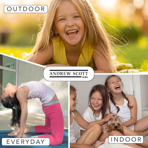 Andrew Scott Girls Camis & Tanks |100% Cotton Tank Top Layering Undershirts | Multi Pack Colors3