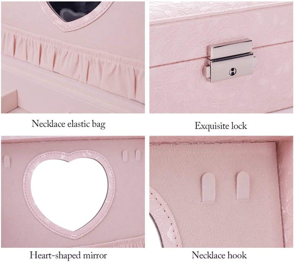 スタージュエリー アクセサリーケース ミラー付き Amazon | 地平線の星 ジュエリーボックス アクセサリーケース