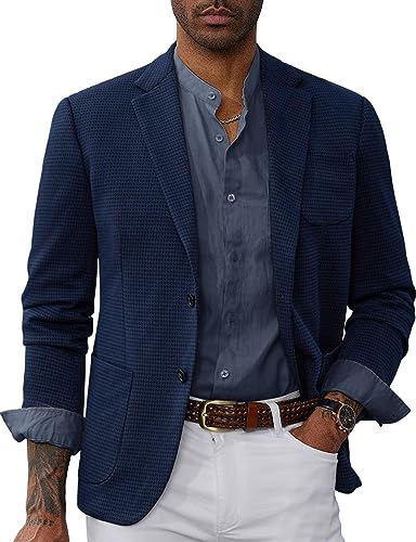 Image of PJ PAUL JONES Mens Casual Sport Coat Blazer Two Buttons Lightweight Business Jackets