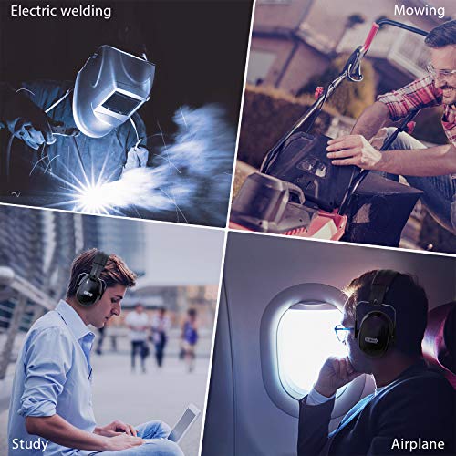 Dr.meter Gehörschutz, Kapselgehörschutz verstellbar und komfortabel für Erwachsene, Lärmschutz Kopfhörer für Baustelle, Gartenarbeit, Fabriken - Image 7