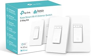 Kasa Smart 3 Way Dimmer Switch KIT (KS230KIT) - Dimmable Light Switch Compatible with Alexa, Google Assistant and SmartThings, Neutral Wire Needed, 2.4GHz, ETL Certified, No Hub Required, 2-Pack,White