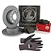 Produktbild Inspektionspaket Zimmermann Bremsen Set inkl. Bremsscheiben Ø 253 mm und Bremsbeläge für hinten, 100% passend für Ihr Fahrzeug, inkl. Priner Montagehandschuhe, AN152