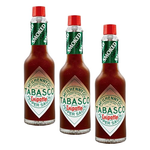 Tabasco Salsa Picante Tabasco Chipotle - 60 ml (Paquete de 3)
