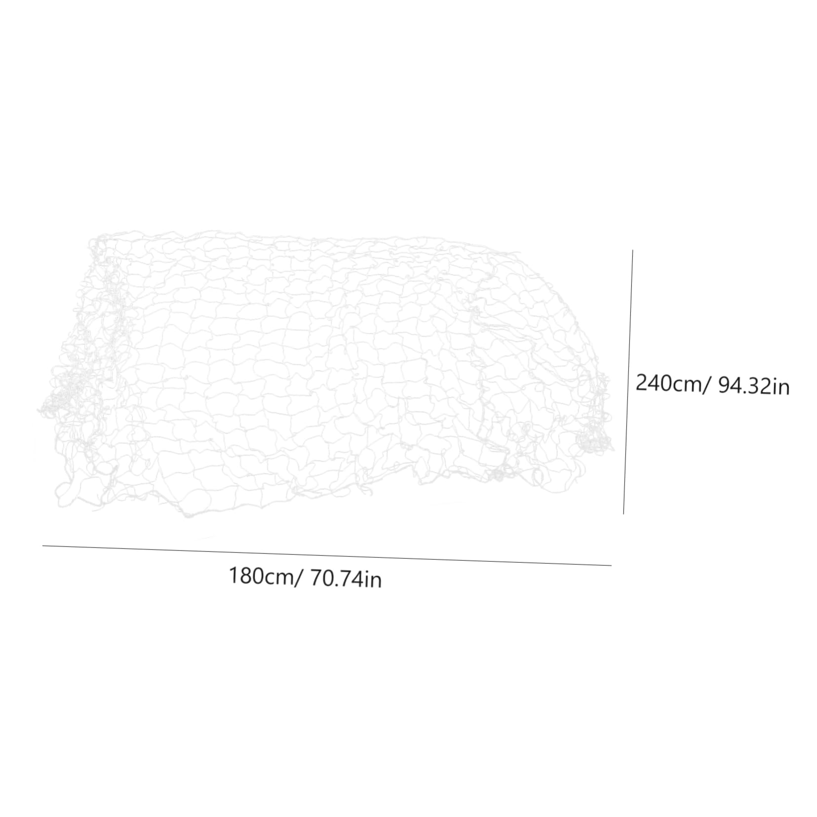 BRIGHTFUFU 1 Pair Soccer Training Net Durable Pe Football Practice Net for Indoor and Backyard Use for All Skill Levels Present for Football Enthusiasts and Players