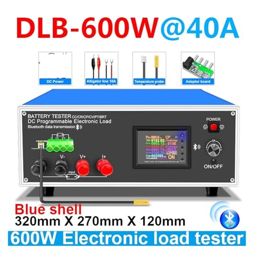 Charge électronique programmable DC DLB 600W 40A pour test de batterie auto