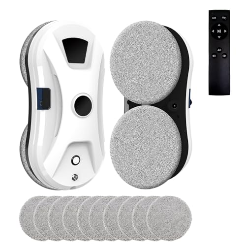 Buithafu Robot Limpiacristales Robot Limpiador Automático Robots Limpieza De Ventanas Electrico 5600pa Fuerte Potencia De Succión Con Automática De Rociado De Agua Para Grandes Ventanales Exteriores Buithafu Robot Limpiacristales Robot Limpiador Automático Robots Limpieza De Ventanas Electrico 5600pa Fuerte Potencia De Succión Con Automática De Rociado De Agua Para Grandes Ventanales Exteriores