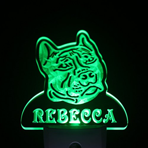 Lámpara de noche LED con sensor día/noche personalizable miniatura 3