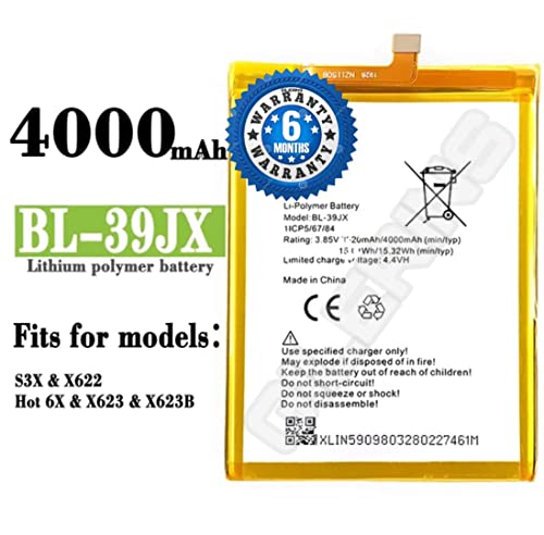 Image of Original Bl-39-Jx Battery For Infinix Hot S3X S3-X X622 Battery With 6 Month Warranty**(F00072)