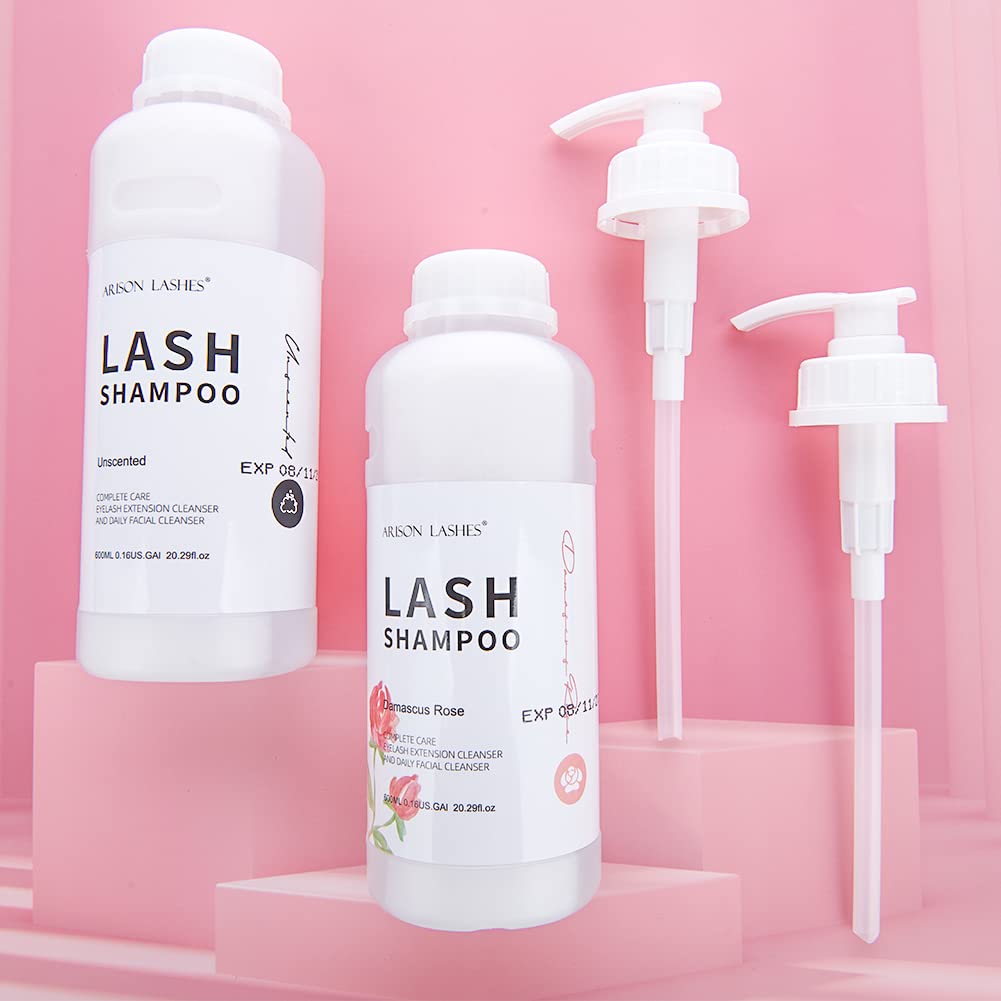 Shampoo, shampoo per ciglia per extension ciglia, detergente per ciglia, detergente per ciglia, 600 ml